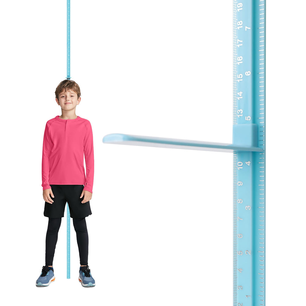 SNOPARD growth chart wall sticker blue for precise height tracking at home
