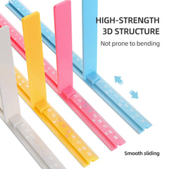 SNOPARD height ruler sliding blue shows quick, accurate measurements for kids
