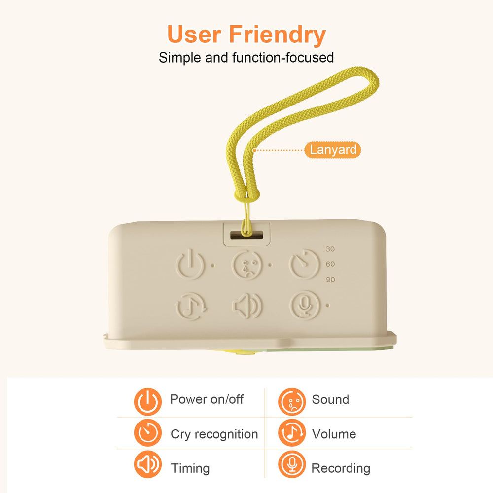 Snovvi sound machine baby-soother-long-battery-life travels-ready, reliable night-time companion