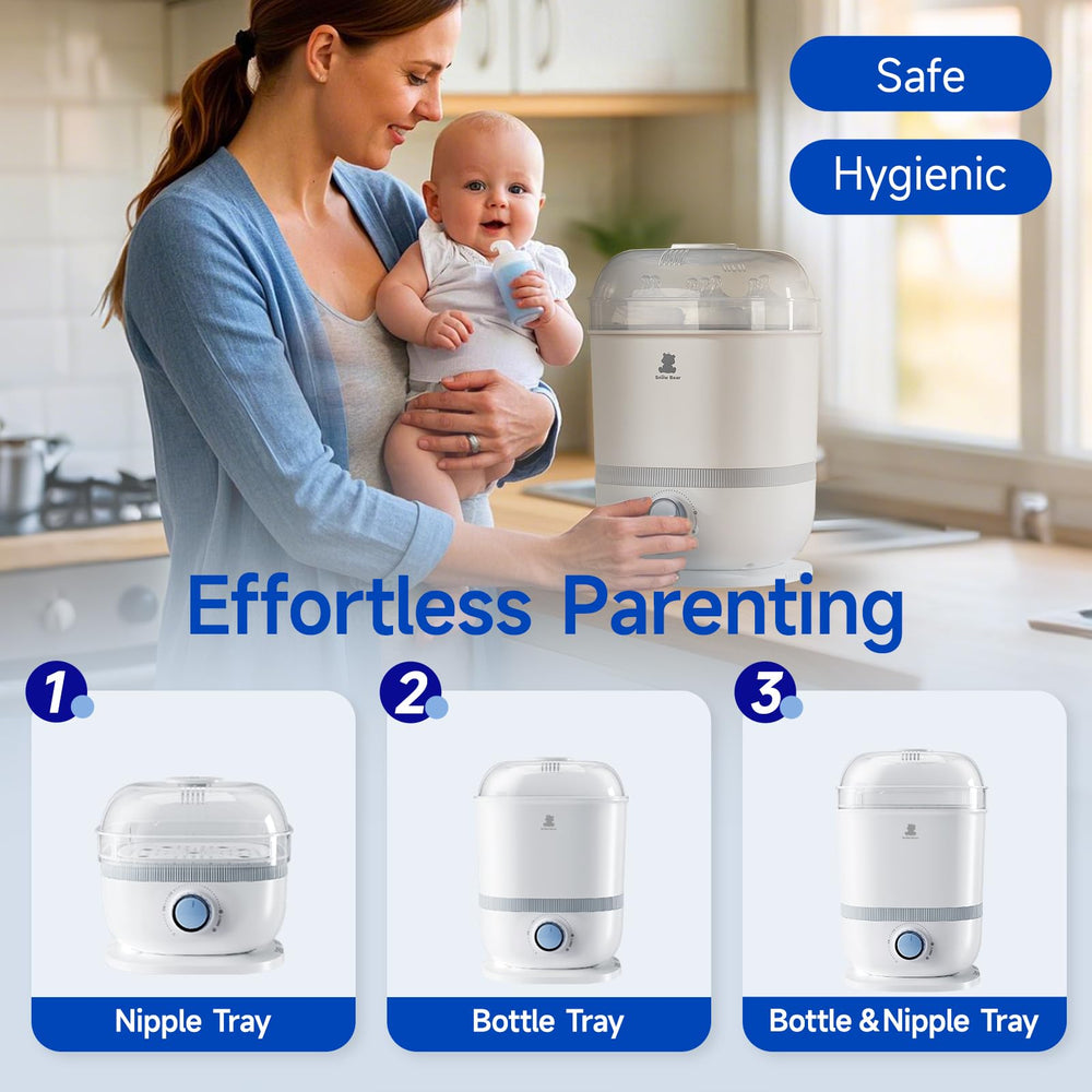 Snow Bear auto shut-off feature adds safety during long or busy cycles.