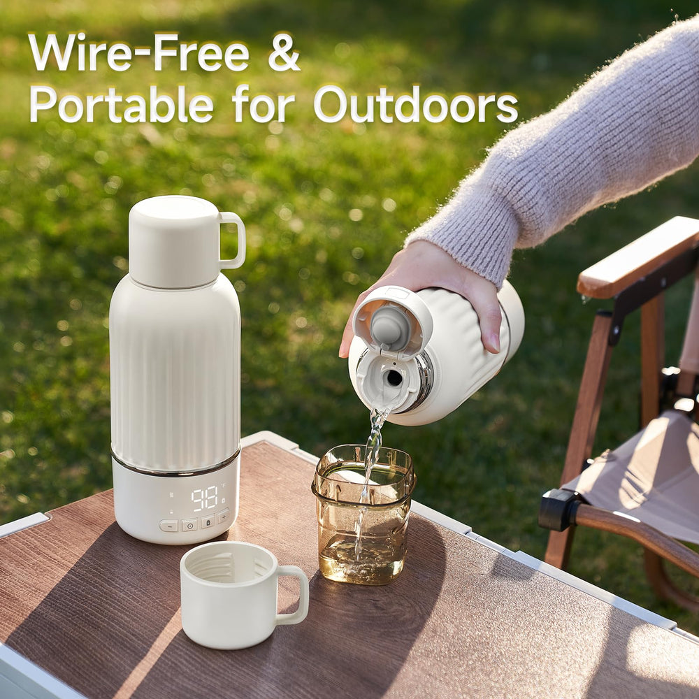 Snow Bear bottle warmer has SUS316L inner wall for safe, durable storage.
