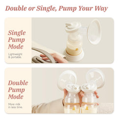 Snow Bear Electric Breast Pump 2500mAh battery for multiple sessions between charges