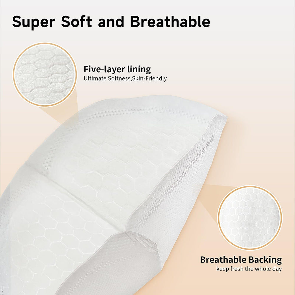 Snow Bear nursing pad with soft top layer provides skin-friendly comfort.