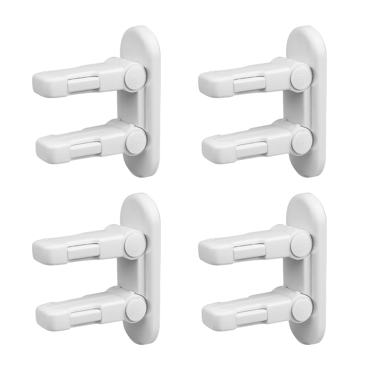 Snowharp child-proof door lever lock packaged view shows tool-free setup for households.