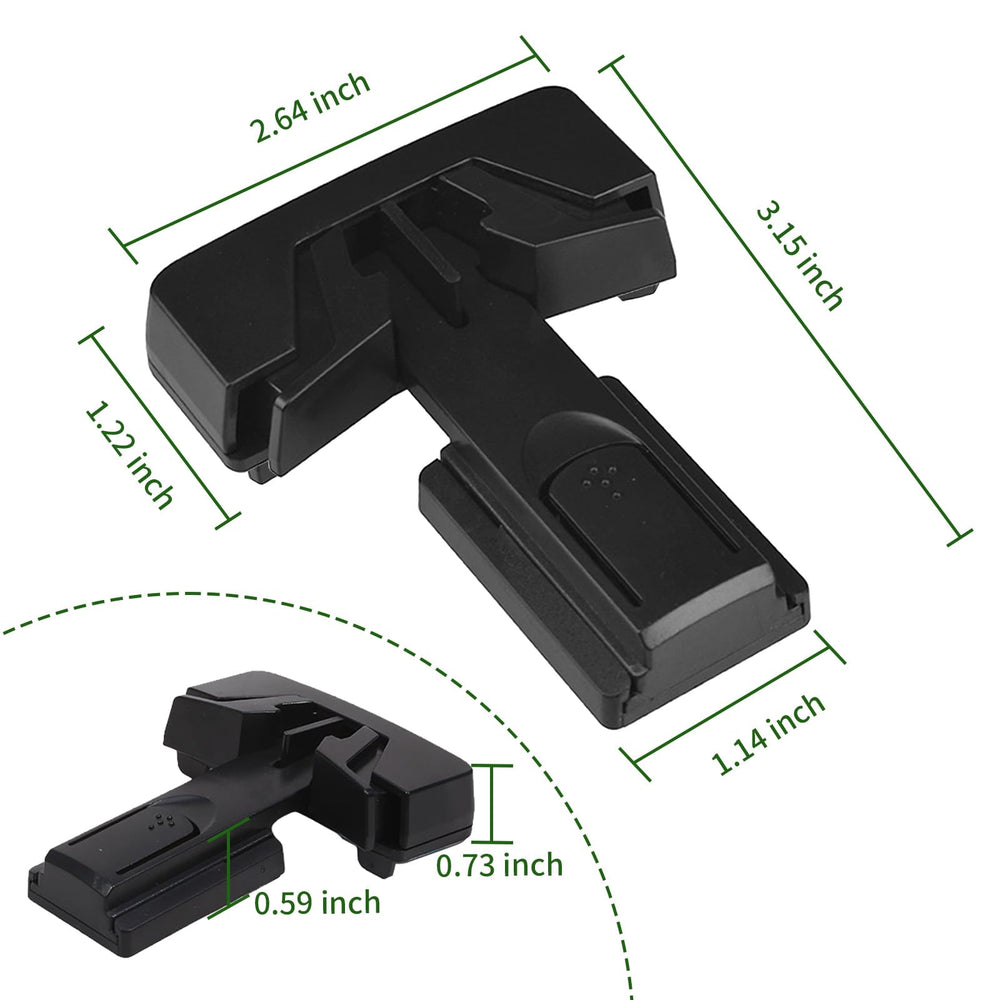 Snowharp child-proof fridge lock demonstrates one-handed operation for busy kitchens.