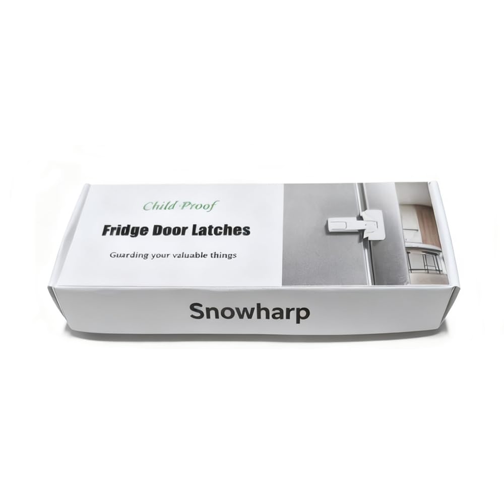 Snowharp fit-range compatibility covers recessed and raised fridge frames.
