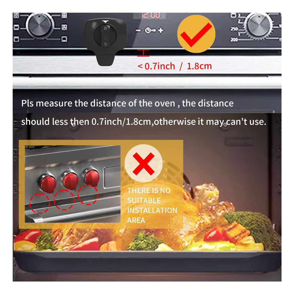 Snowharp heat-resistant oven lock top edge demonstrates heat tolerance