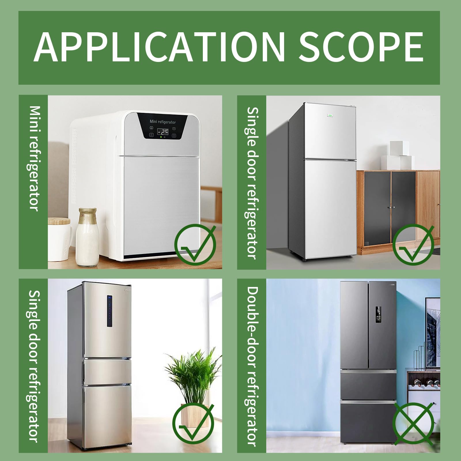 Snowharp wide-compatibility badge shows fit for multiple door frames and seals.