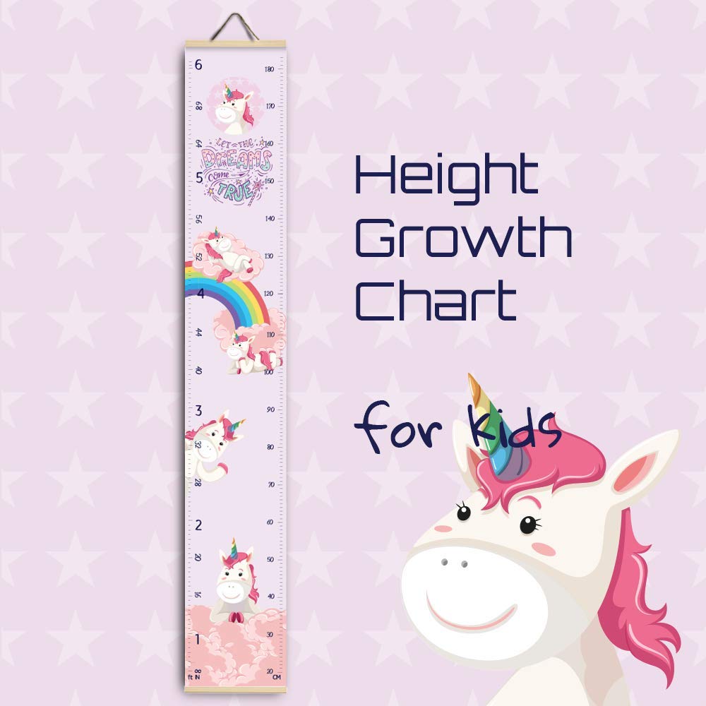 SNSOU height chart portable and reusable, easy to move during redecorating