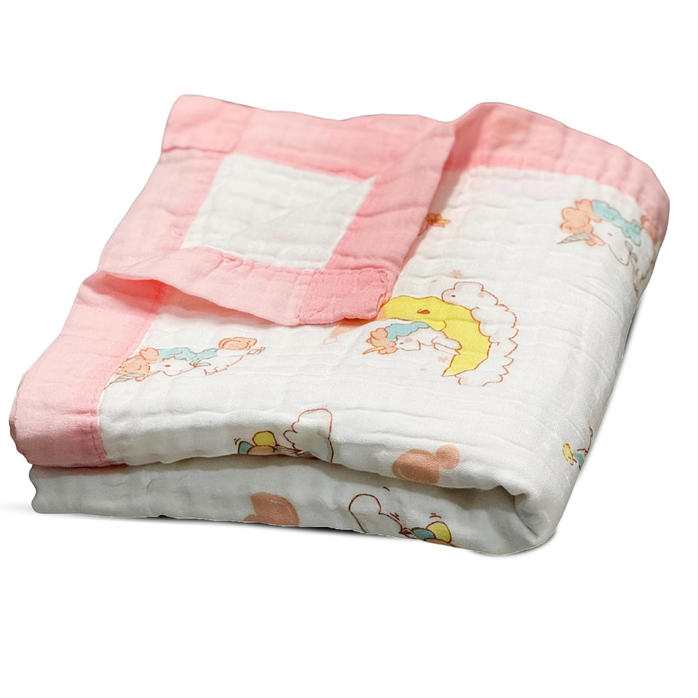 Snuggle Buds llama-love pattern blanket adds cozy nursery styling and versatile use.