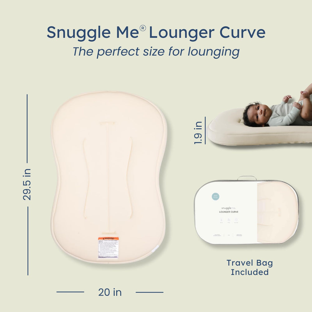 Snuggle Me Curve travel bag demonstrating portability