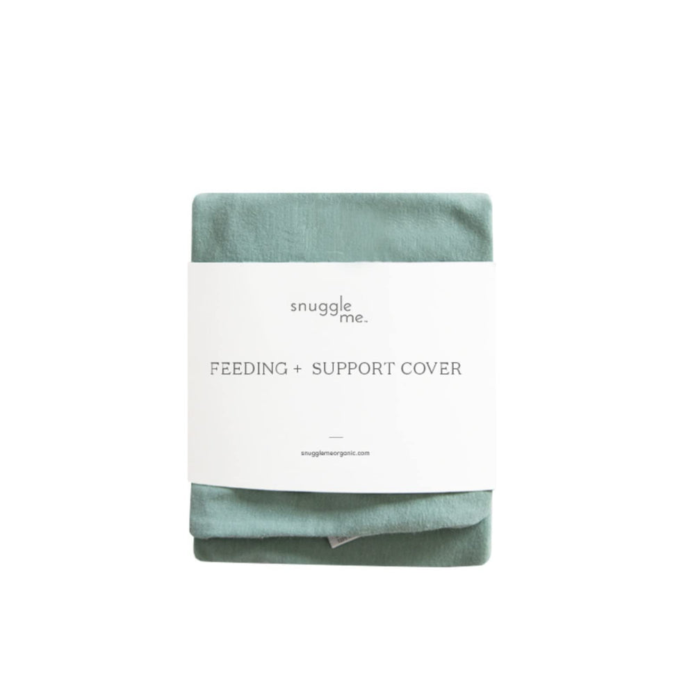 Snuggle Me Feeding Cover v2 slate protects feeding support during nursing and bonding sessions