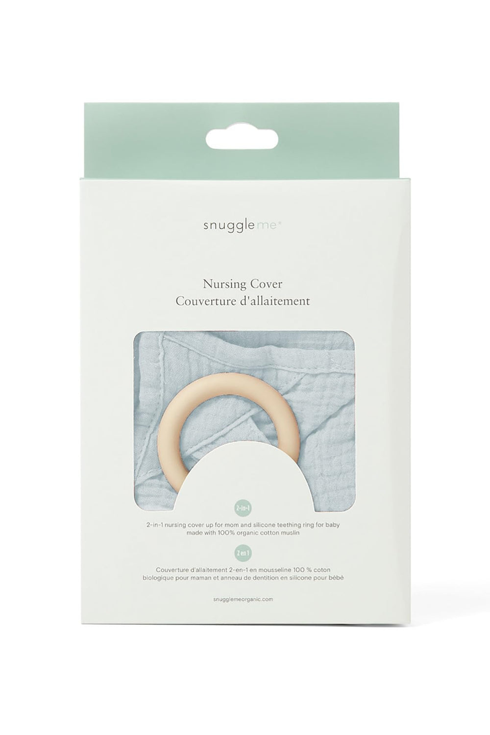 snuggle me Nursing Cover with adjustable neckline for comfortable, secure feeding