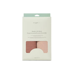Snuggle Me organic cotton crib sheet 2-pack fitted 52x28 clearly showing snug crib fit