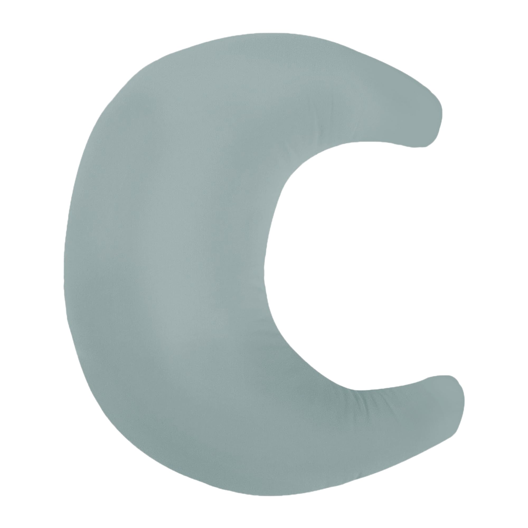 Snuggle Me Organic Nursing Pillow cover texture close-up shows soft organic fabric for gentle feeding support.