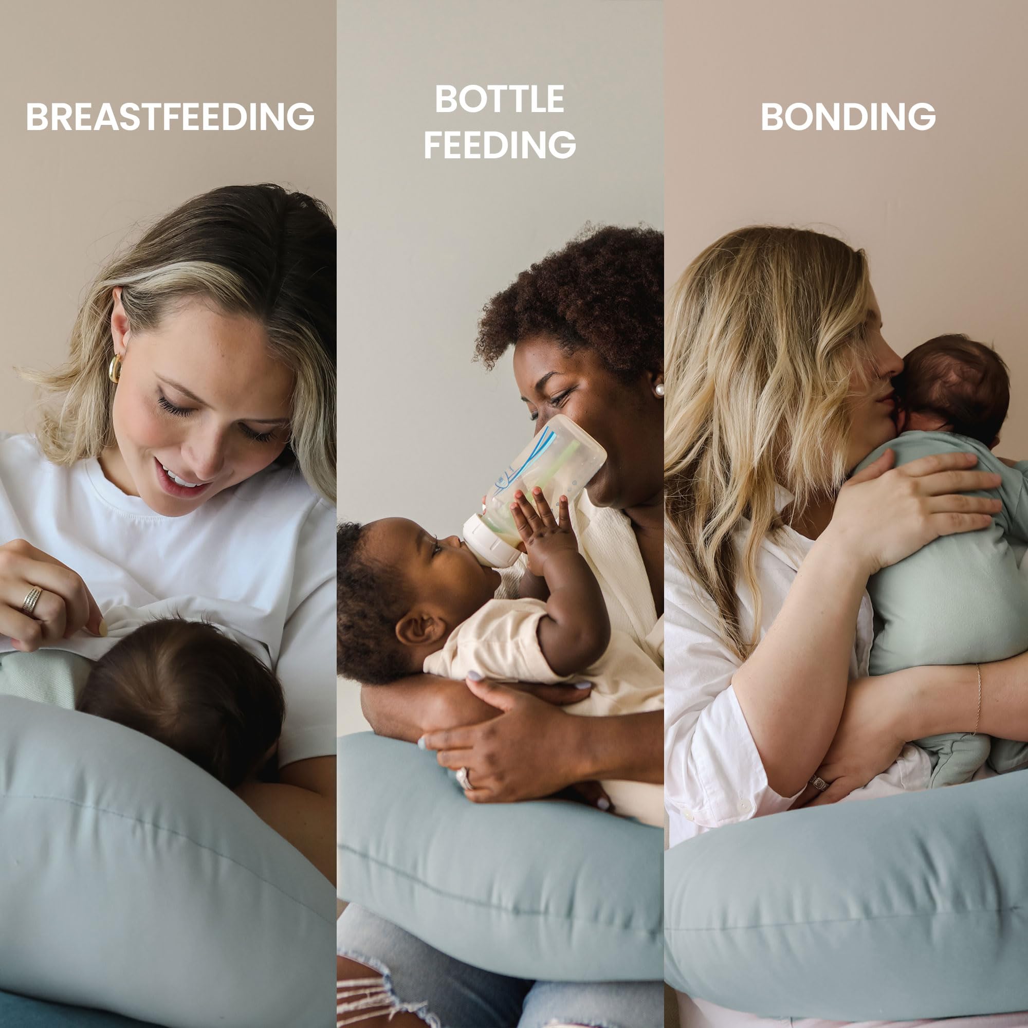 Snuggle Me pillow is machine-washable for easy cleanup after meals.