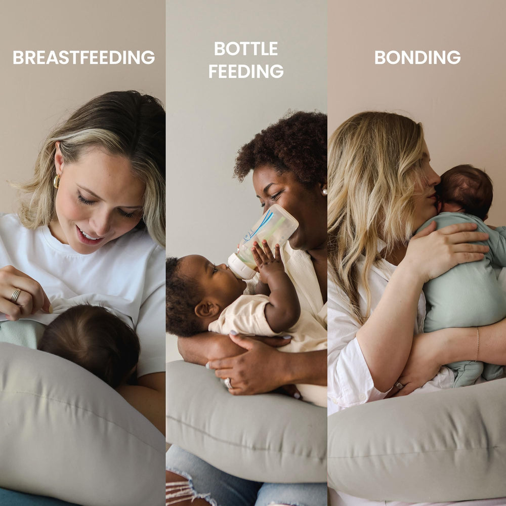 Snuggle Me Organic Nursing Pillow V2 washcare details illustrating easy cold-cycle cleaning.