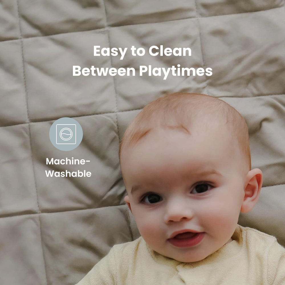 Snuggle Me play mat birch soft surface ideal for safe tummy time
