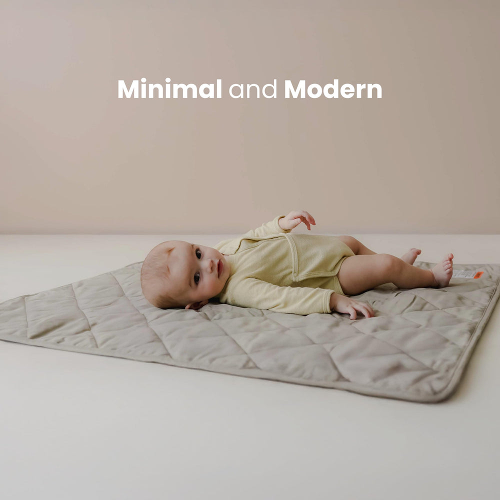 Snuggle Me play mat birch tote included for easy carry and storage
