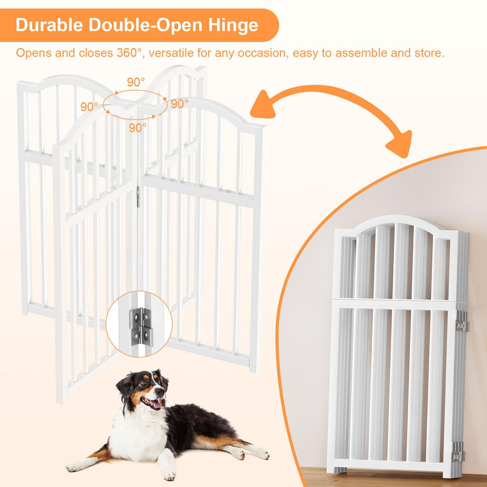 Snughome dog gate doorway setup shown in a hallway scenario for easy containment.