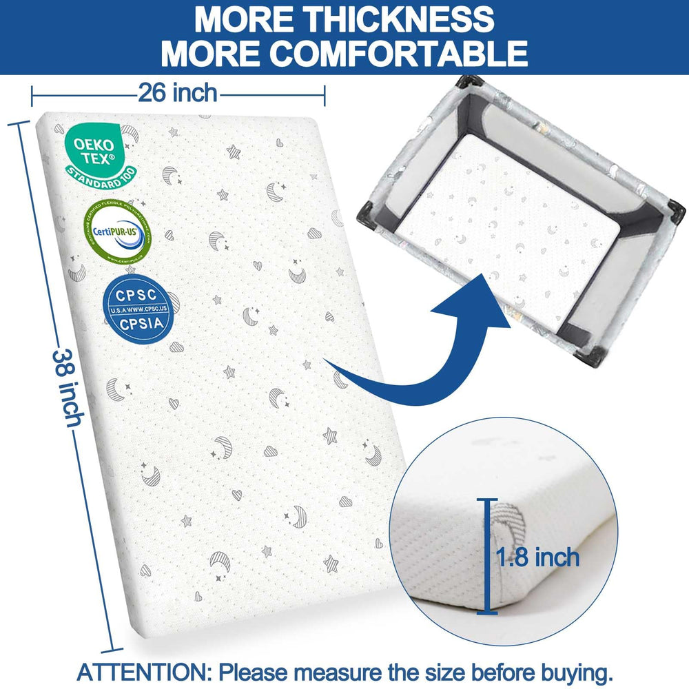 SnugSafe pack-play-mattress-pad-removable-cover makes cleaning quick and easy.