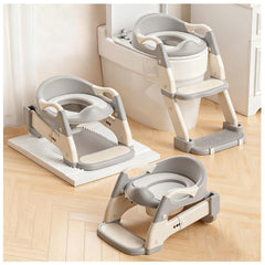 Snugzy Toddler Potty Seat folded for compact storage and travel convenience.