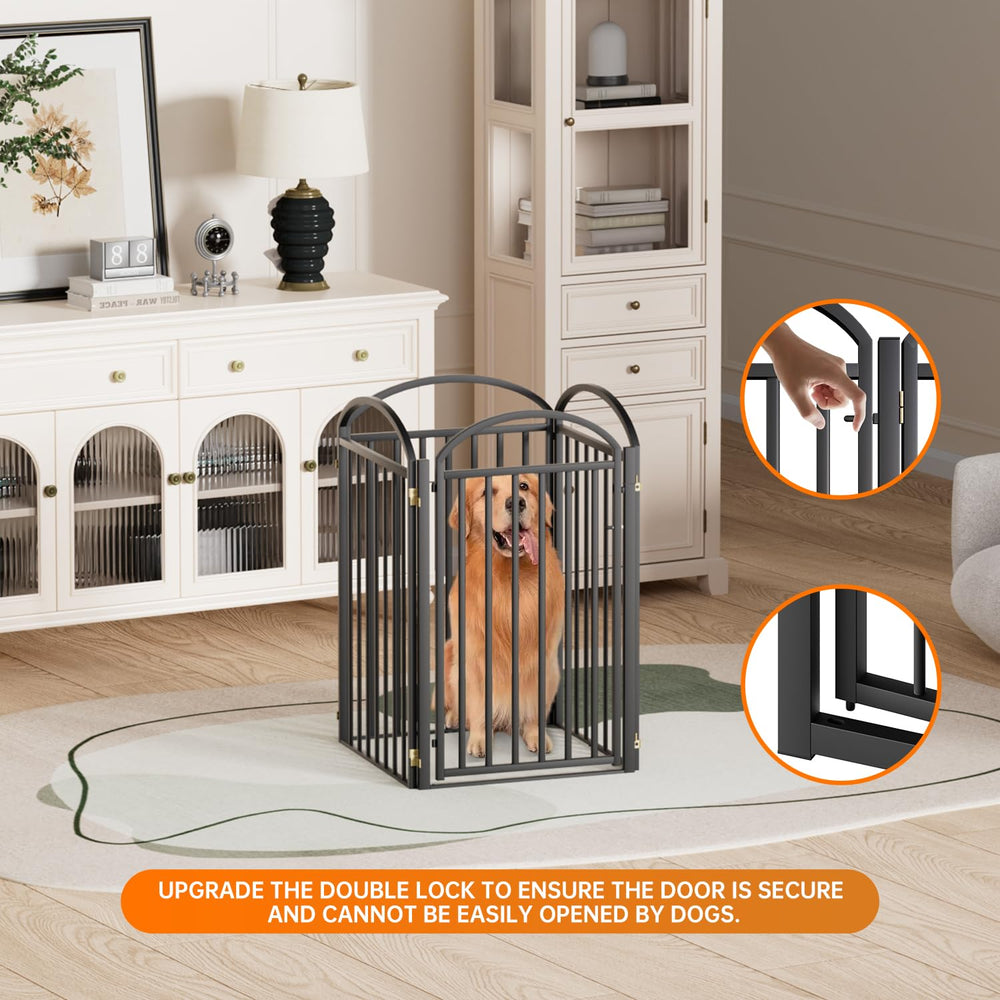 SNUOWU 36 inch height gate ideal for stairs and doorways.