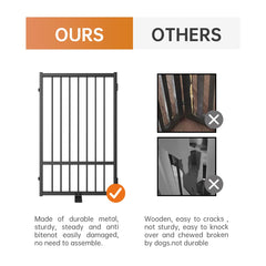 SNUOWU walk-through door with double lock enables safe pet access.