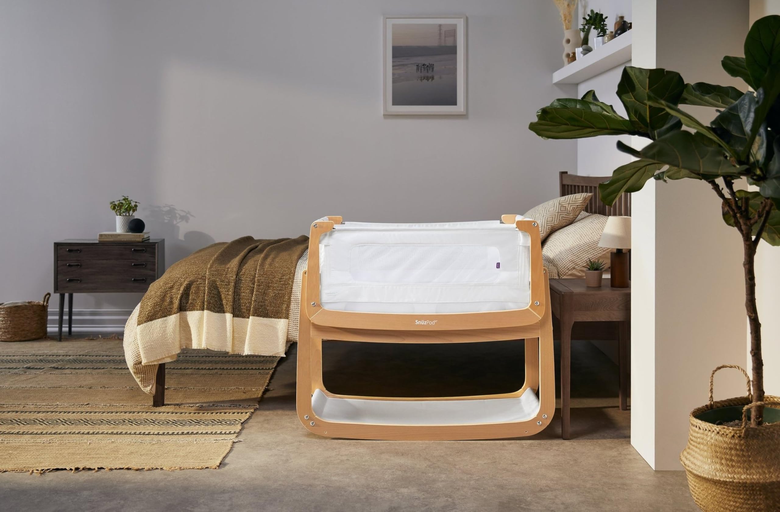 SnuzPod 4 ComfortAir breathable system with airflow for temp regulation