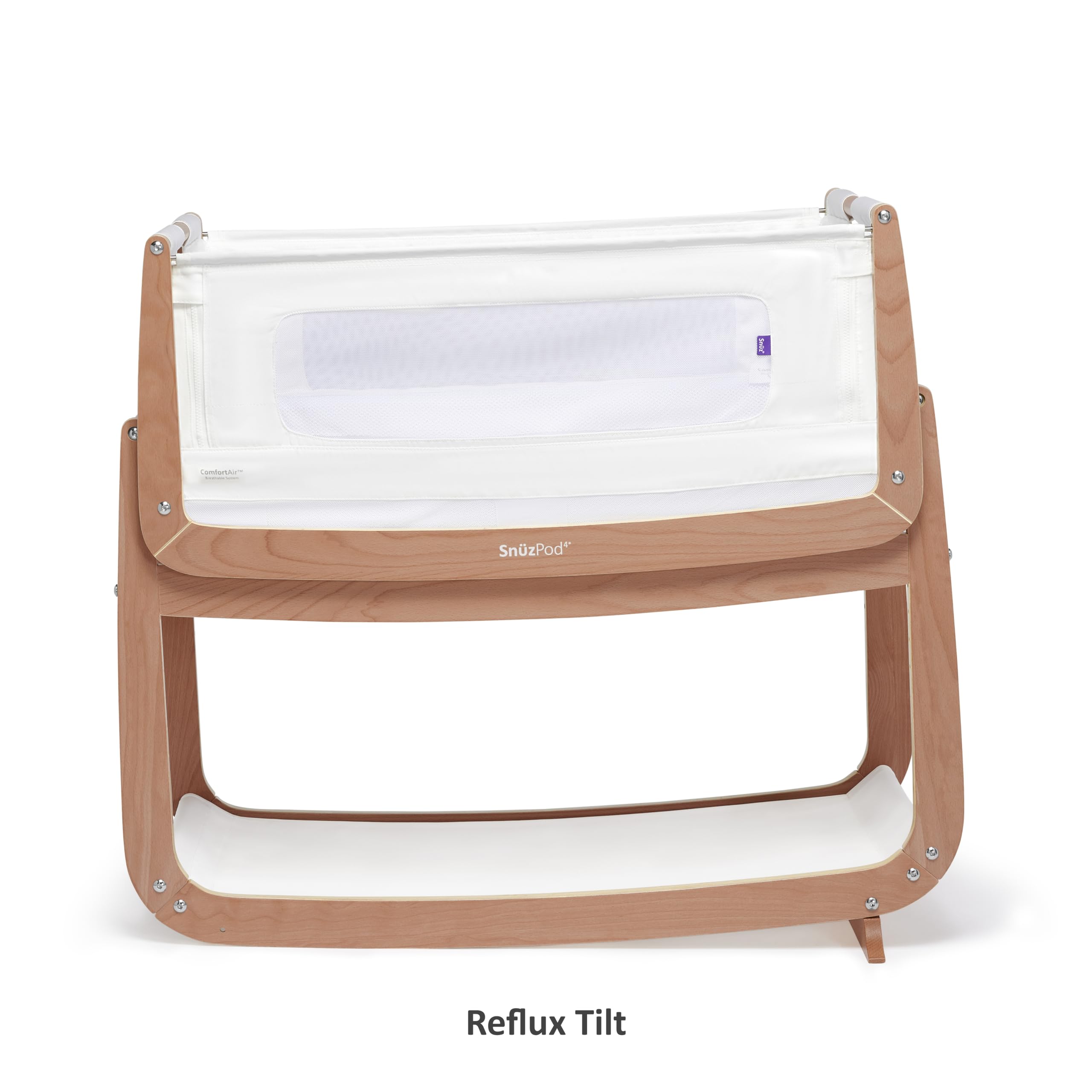 SnuzPod 4 dual mesh windows provide airflow and visibility