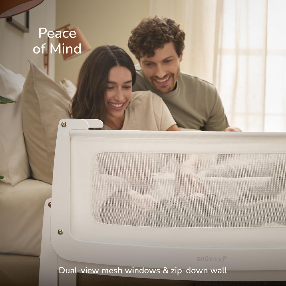 SnuzPod5 wooden frame adds sturdy, stylish support.