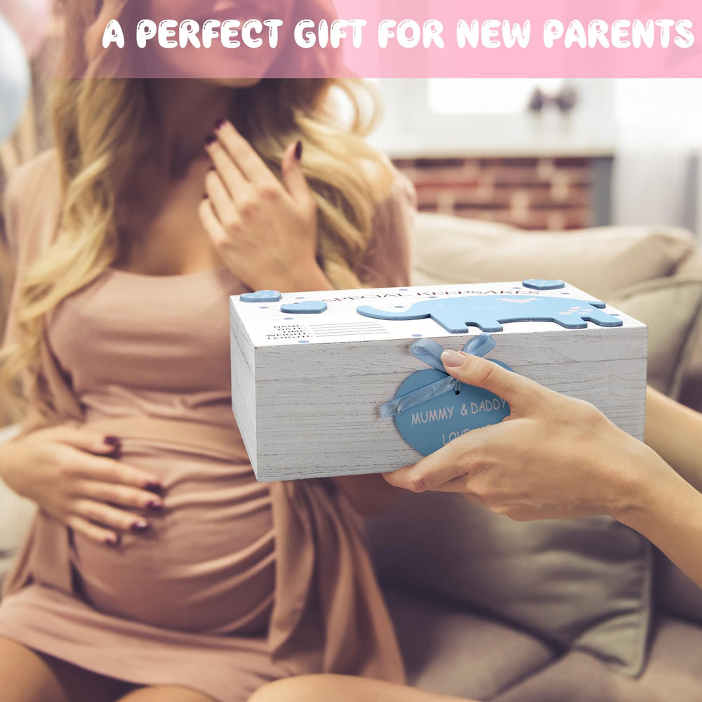 Soaoo compact keepsake box fits on shelves, preserving memories without crowding space.