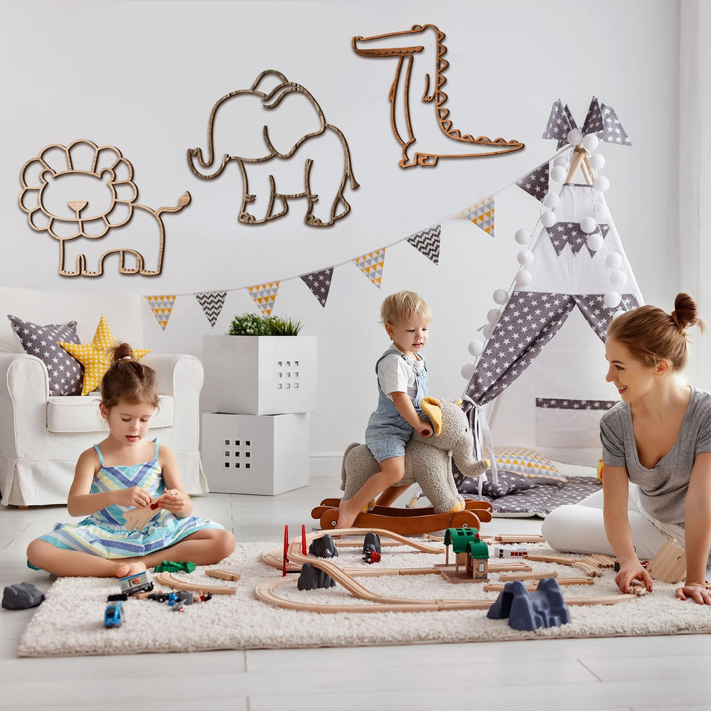 Soaoo Jungle Fox wall art offers charming detail for reading corner