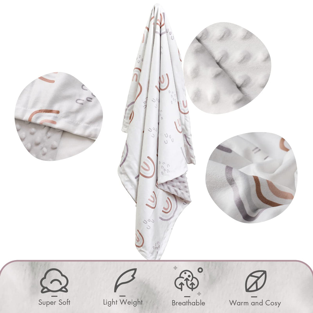 Soarwg Kids 30x40 inch blanket size ideal for all-season use