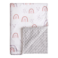 Soarwg Kids rainbow front blanket offers cozy, vibrant nursery styling for gentle snuggles