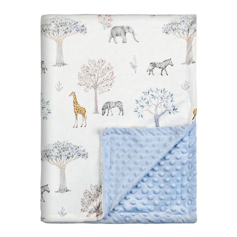Soarwg Kids baby blanket soft dimple dot back for gentle warmth and skin comfort