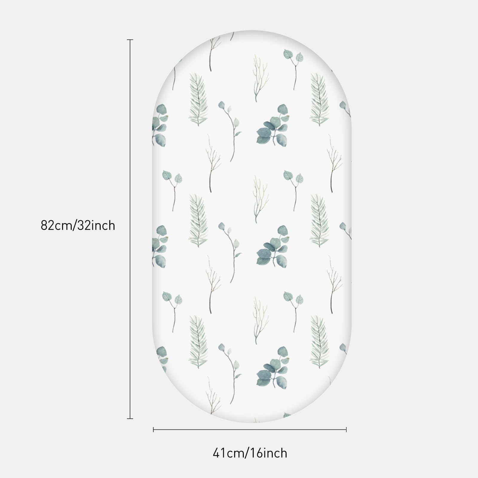 Soarwg Kids bassinet sheets fabric texture close-up shows soft breathable polyester
