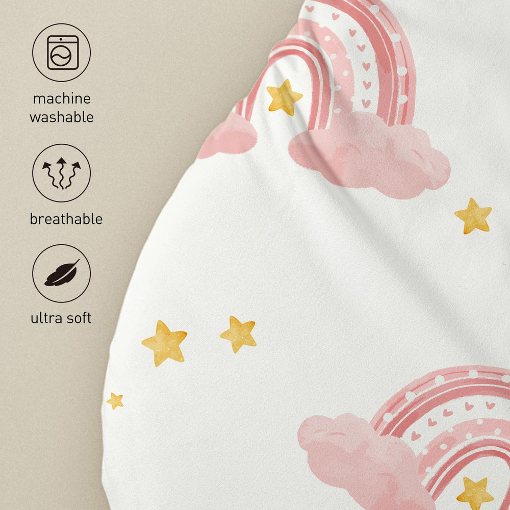 Soarwg Kids OEKO-TEX certified sheets provide a safe sleep surface.