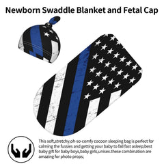 Socira beanie hat adjustable knot closeup shows secure, customizable fit for newborn comfort.