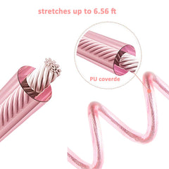 Socub wrist link pink-blue closeup highlighting padding and strap comfort