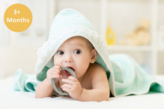 Socub teether bracelet Muted provides textured braid to soothe gums while baby gnaws.