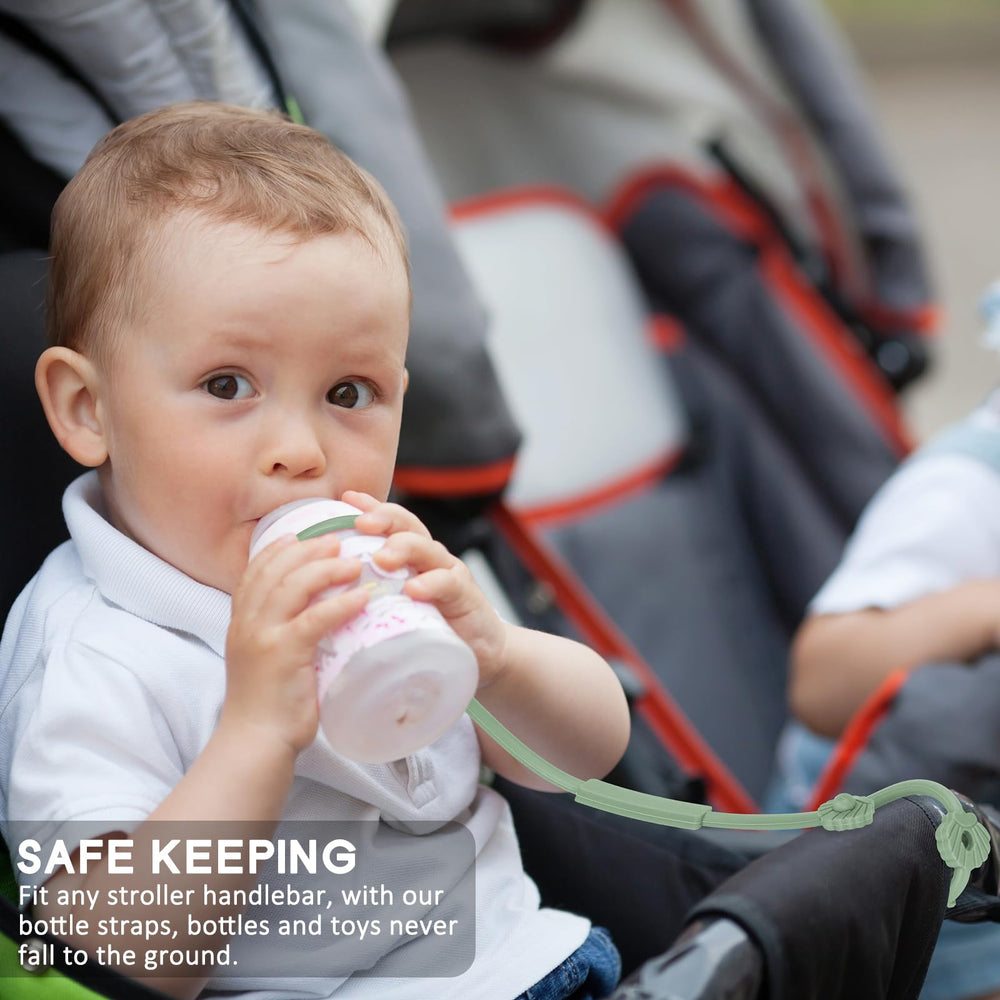 Socub teether strap wrist-attachment keeps little hands engaged during meals
