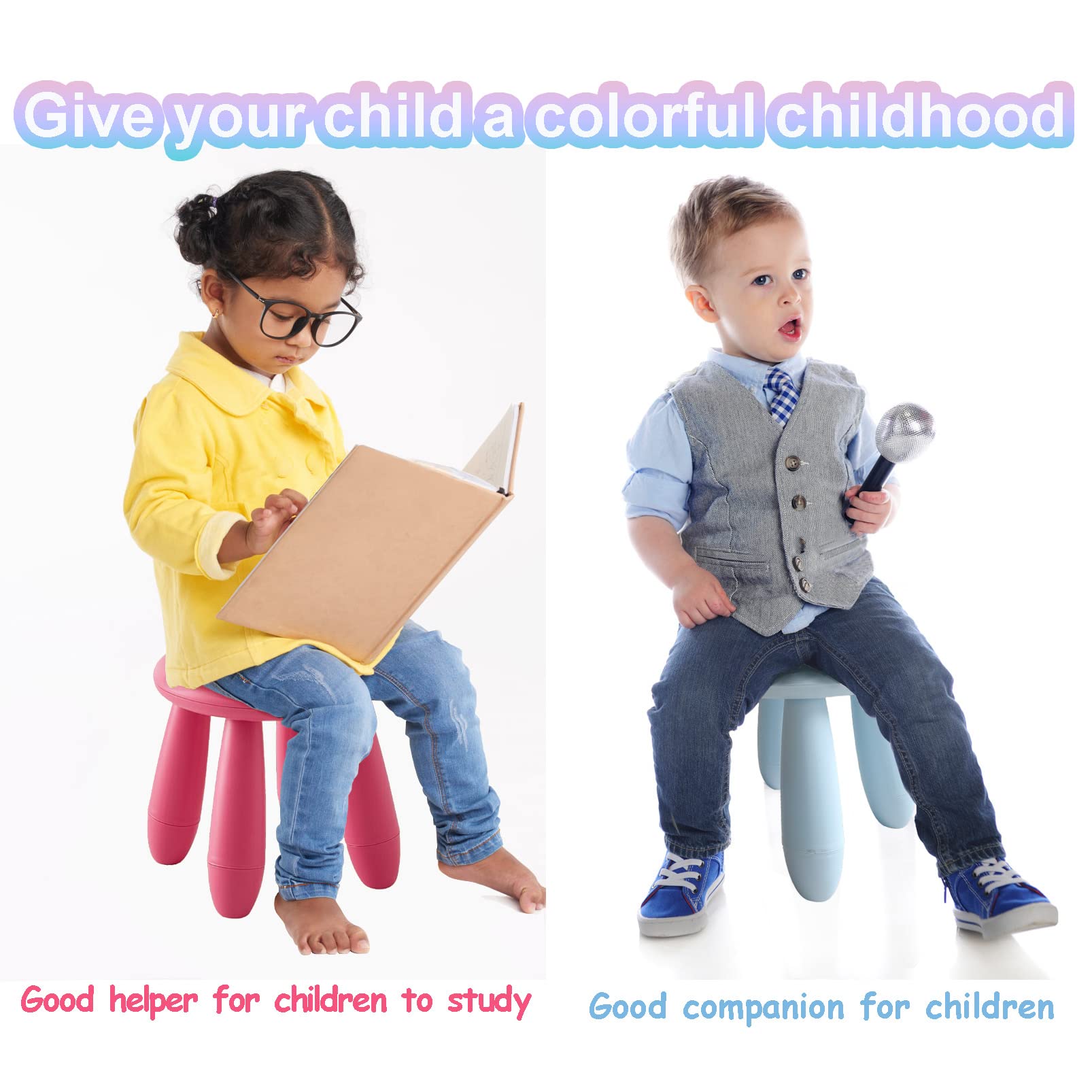 Soerreo Kids Step Stool in bathroom supports safe handwashing and grooming.