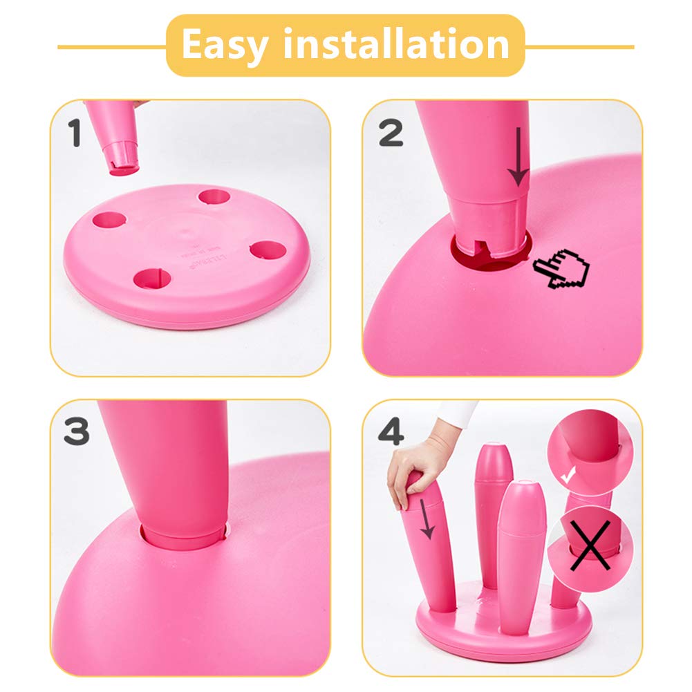 Soerreo Kids Step Stool during playtime encourages drawing and crafts safely.