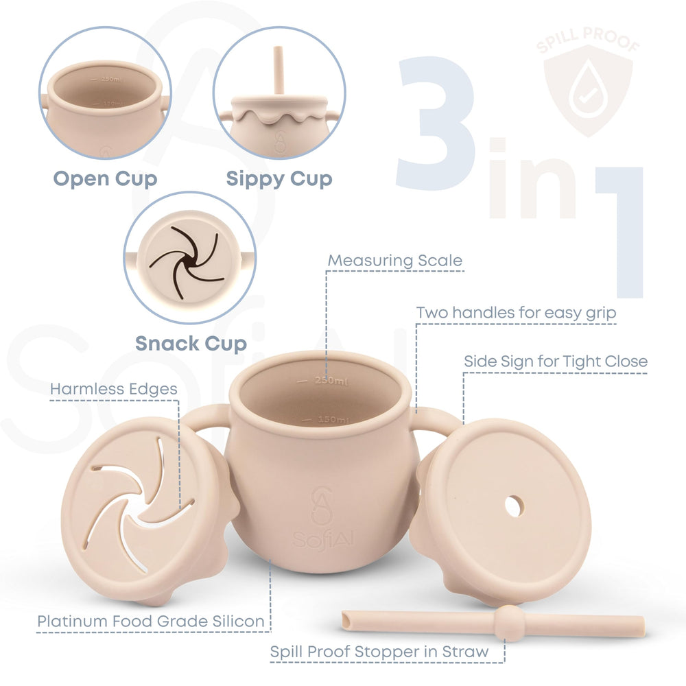 SofiAl spoon supports tiny hands with soft chew-friendly silicone