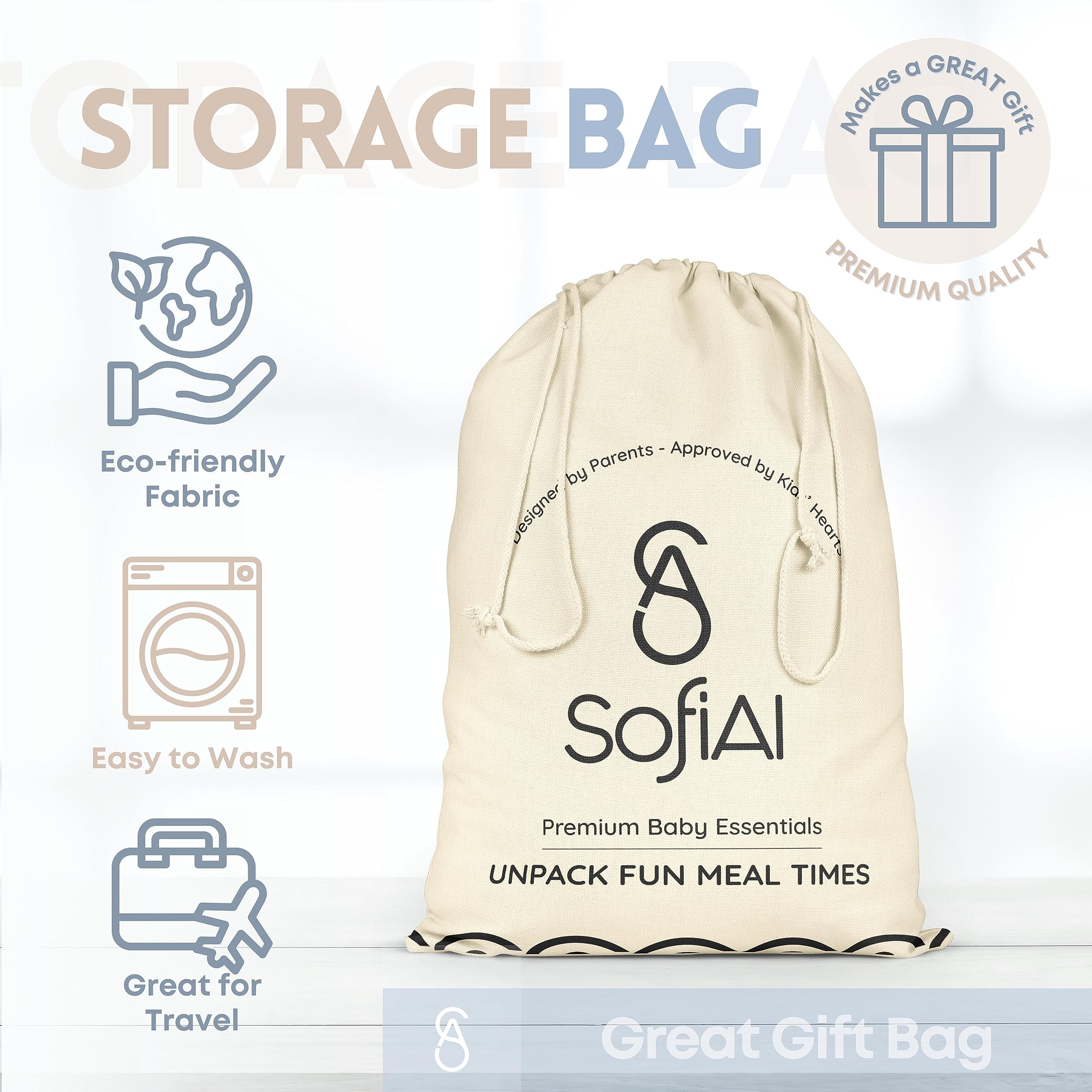 SofiAl dishwasher-safe model simplifies cleanup after meals.