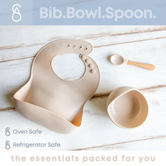 SofiAl silicone spoon demonstrates soft, gum-friendly feeding for early taste exploration.
