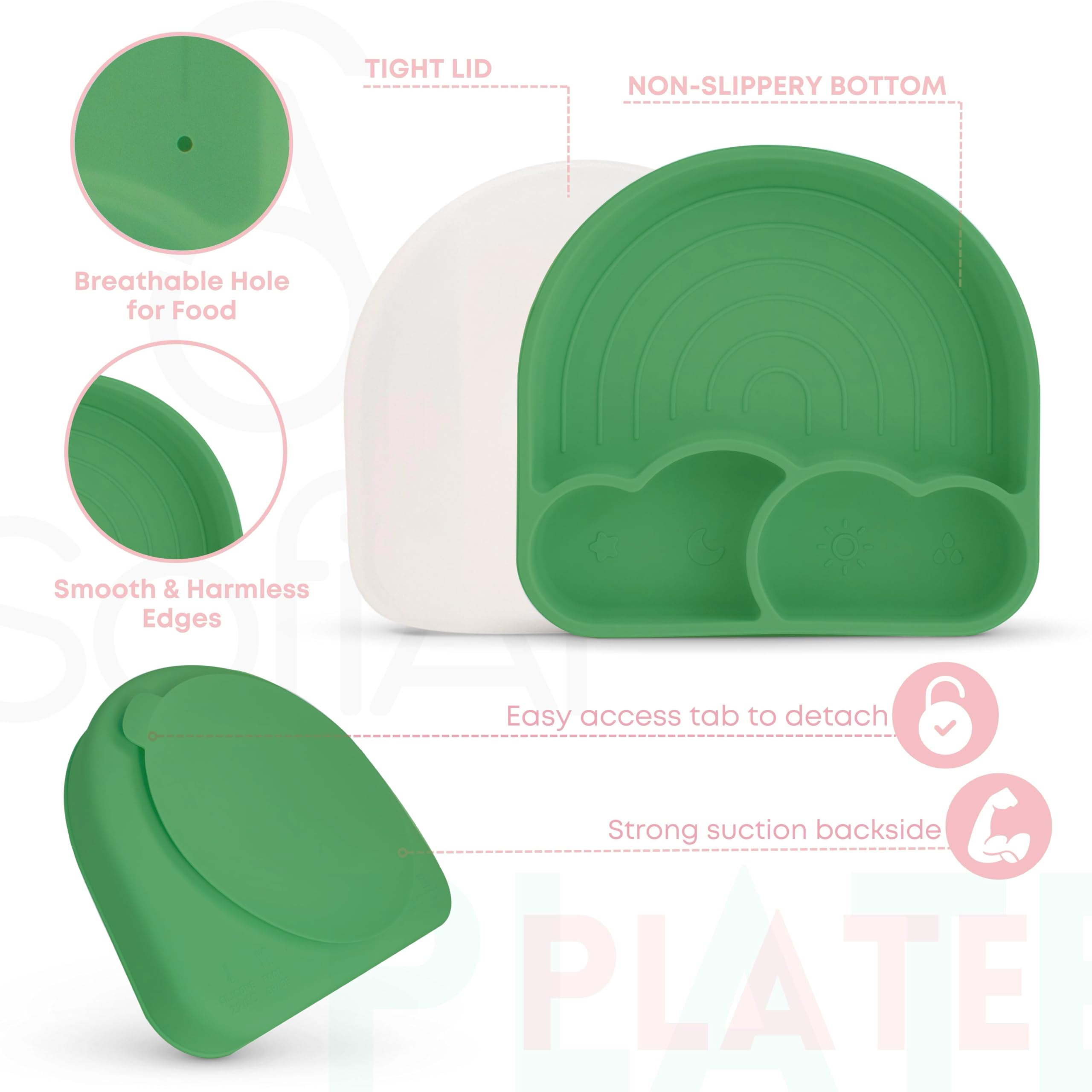 SofiAl travel bag keeps utensils organized for outings and visits.