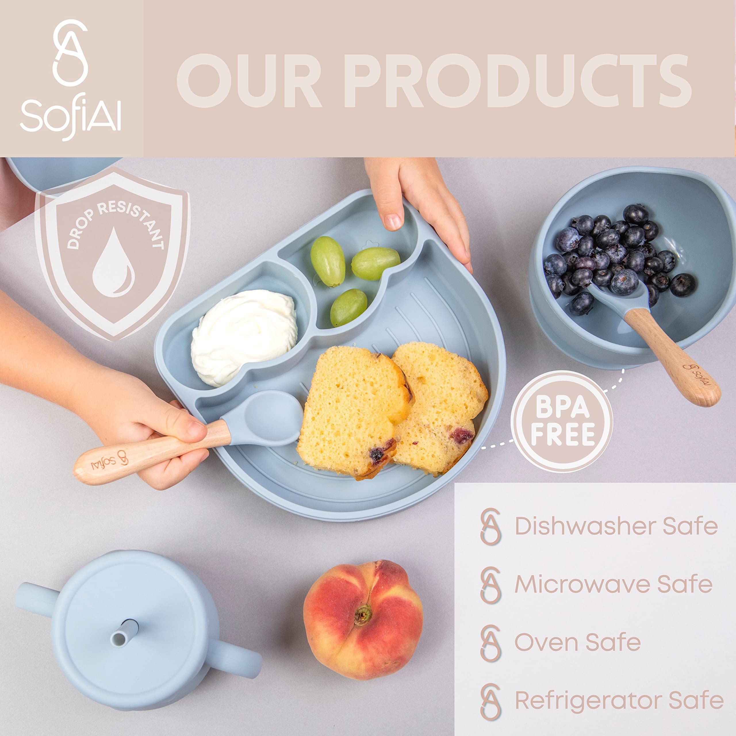 SofiAl travel gift bag ready for baby showers and on-the-go meals