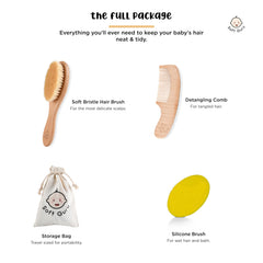 Soft Guru wooden base view highlighting natural wood and gentle bristles